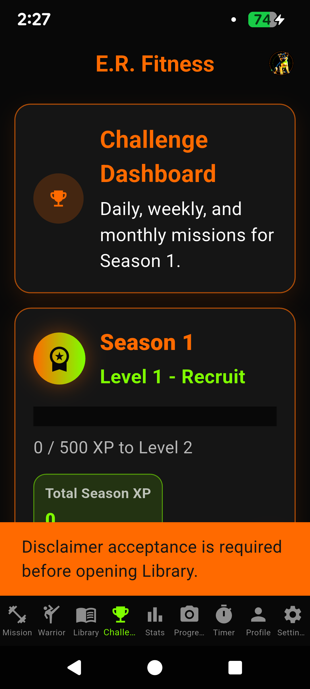 E.R. Fitness screenshot 4