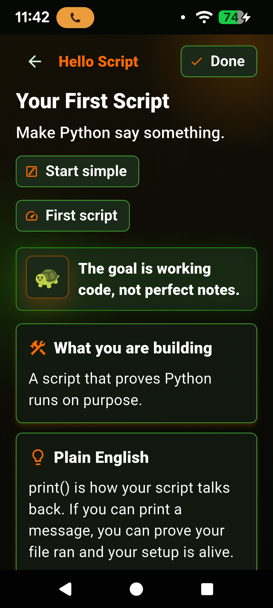 No BS Python screenshot 5